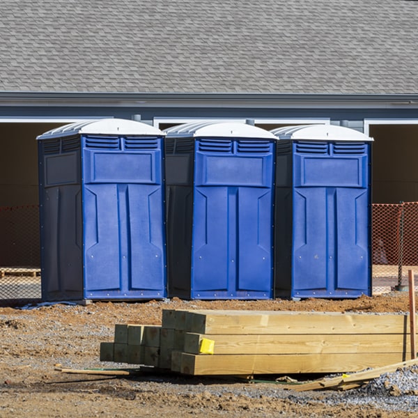 how do you ensure the portable restrooms are secure and safe from vandalism during an event in Belle Rive